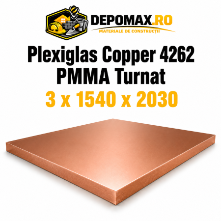 Plexiglas Copper 4262 PMMA turnat 3 x 1540 x 2030 mm